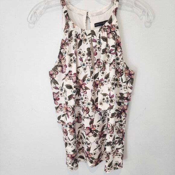 WHBM Tiered Sleeveless Top, Size S, Like New - Picture 4 of 9